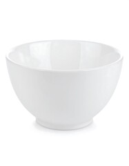 Empty white ceramic bowl