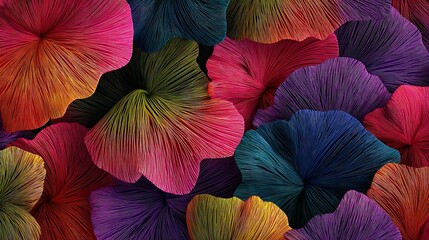 Obraz premium Vibrant Floral Display of Poppies in Full Bloom Under Soft Sunlight a Garden of Colorful Flowers