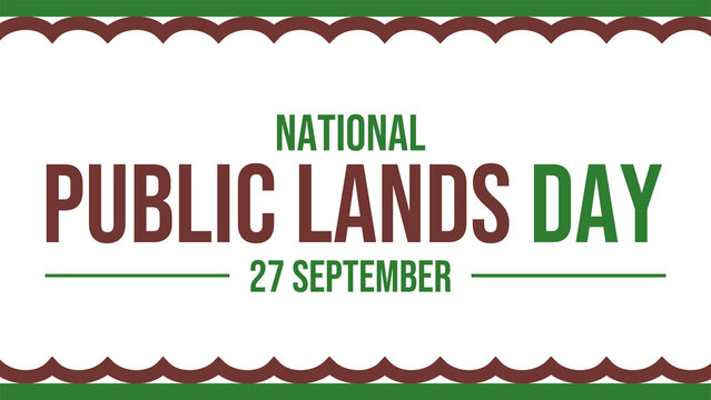 National Public Lands Day illustration Celebrating Conservation Efforts and Access to Shared Natural Heritage for All Communities