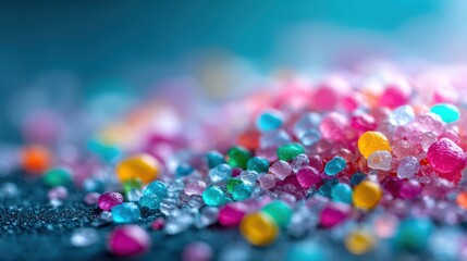 Microplastic debris analyzing environmental impact and marine pollution in scientific studies