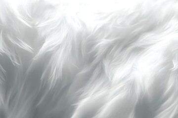 Obraz premium Cute plush carpet texture background, white in color, 