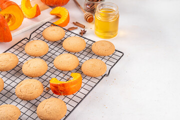 Homemade Autumn Pumpkin Spice Cookies