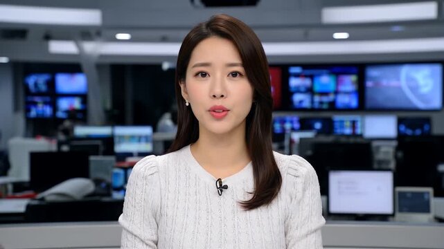 報道デスク　アナウンサー