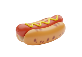 Savor the Flavor A Mouthwatering Hotdog with Mustard A Classic American Treat A Delicious and Satisfying Meal A Perfect Snack for Any Time of Day
