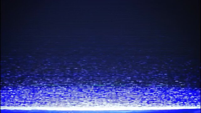 Retro VHS Glitch Screen &ndash; Analog Static and Tape Distortion Effect
