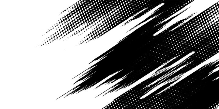 Abstract speed line style dark blue halftone banner design template. Elegant vector illustration. modern. eps10