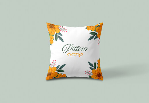 Realistic Cushion & Pillow Mockup PSD