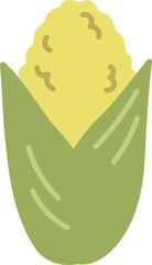 Corn cartoon illustration