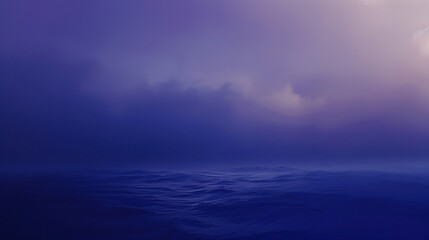 Fototapeta premium Blue-Purple Gradient with Warm Yellow Touch, Tranquil Fantasy Atmosphere, Harmonious Color Transition, Unique Artistic Conception, Subtle Matte Texture.