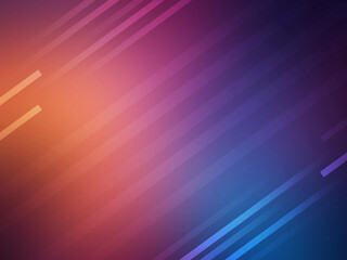 Tło abstrakcyjne z paskami, tęczowe, gradient, pomarańczowe, niebieskie