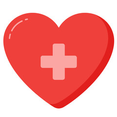 Obraz premium Icon for world heart day