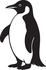 Obraz premium Majestic Emperor Penguin A Symbol of Resilience and Endurance