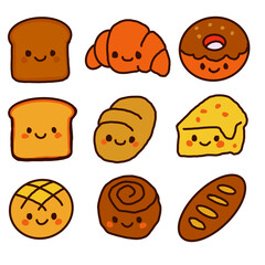 Cake and bread  icon 