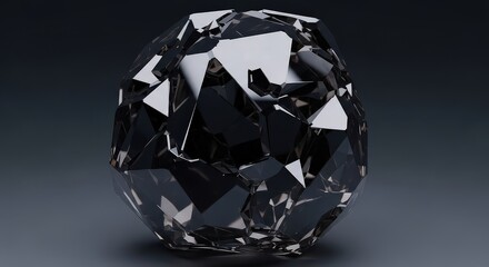 Abstract broken sphere