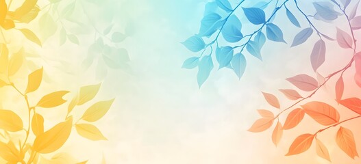 A gradient background with a soft blue and orange color scheme,