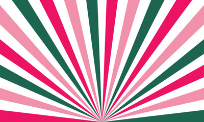 abstract pink ,green and light pink colour sunbrust sunray pattern used for table clothes ,wallpaper, textile etc.