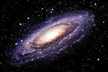 Naklejka premium Discover the breathtaking beauty of the galaxy universe.