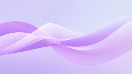 Abstract light background with transparent smooth purple waves Gradient