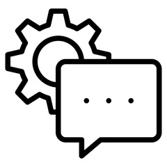 Communicationicon vector illustration