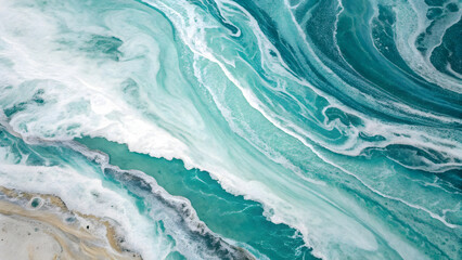 Swirling Marble Patterns – Artistic Fluid Background