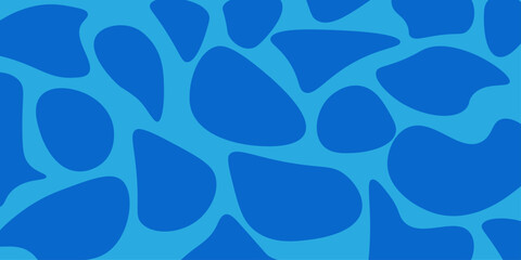 Abstract blue circle pattern seamless vector illustration with animal print texture. leopard, decoration, nature, shape, backdrop, pink, color