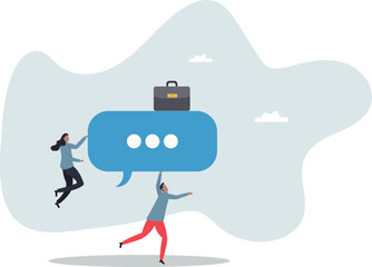 Team discussion, community or social feedback, communication or announcement dialog, team meeting.business concept.about a man and his life.