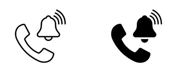 Phone and Ringing or Call icon