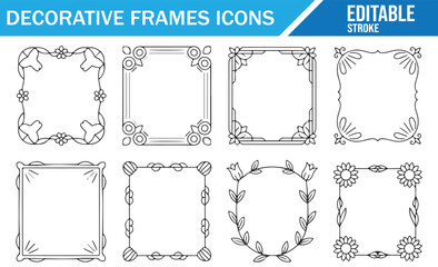 Vintage Decorative Elements for Artistic and Ornamental Designs
