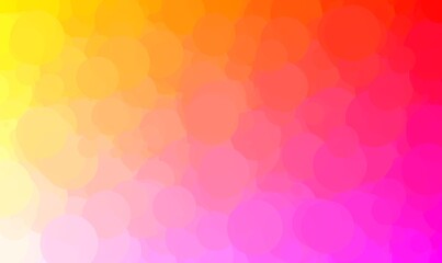 Abstract Colorful Circle Overlap Background