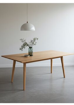 Oak & Light: Minimalist Dining
