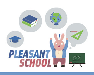 상냥한 선생님을 꿈꾸는 토끼 © BUDB1