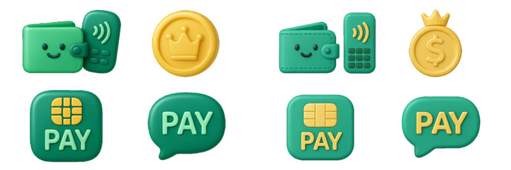 Digital payment and mobile banking concepts with wallet and financial transaction symbols for secure online commerce