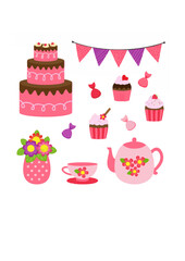 Vintage Tea Party Set.ai