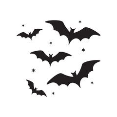 Halloween Bats | Bats Flying Design