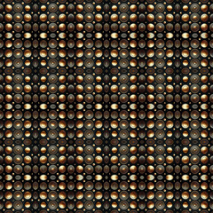 Seamless Polka Dot Pattern Background with Bold Dots for Fabric, Textile and Wallpaper Design