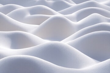 The image is of a snowy landscape with a large hill covered in snow