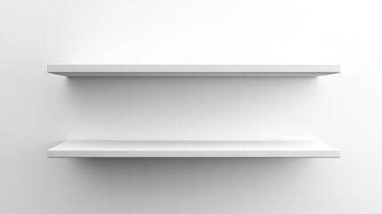 Stylish minimalist floating shelves add elegance to modern interiors.