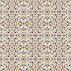Seamless Polka Dot Pattern Background with Bold Dots for Fabric, Textile and Wallpaper Design