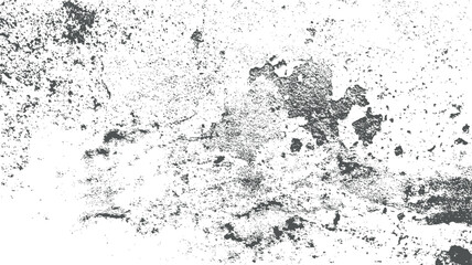 Minimalist horizontal cracked wall background with grunge texture, distressed black and white decay pattern for vintage overlays, abstract concrete surfaces, retro design, and antique graphic projects