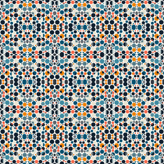 Seamless Polka Dot Pattern Background with Bold Dots for Fabric, Textile and Wallpaper Design