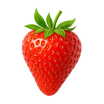 Strawberry isolated on transparent background