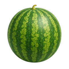 Watermelon isolated on transparent background