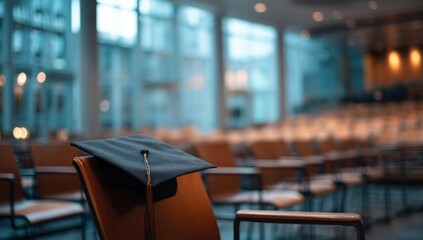 Graduation ceremony interior view