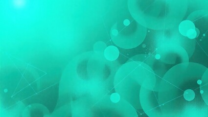 Abstract Digital Background with Circular Elements and Lines
