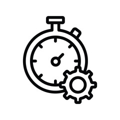 Maintenance Time line icon , vector, pixel perfect, illustrator fileProject 

