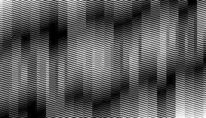 Black and white abstract transition pattern with diagonal lines for sporty background and jersey design. Fully editable vector element. 