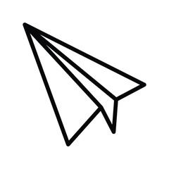 Paper Plane line icon , vector, pixel perfect, illustrator fileProject 
