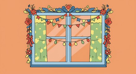 Festive Windowpane Charm