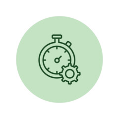 Maintenance Time pentaglow , vector, pixel perfect, illustrator file 
