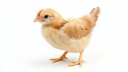 Obraz premium Downy chick with curious gaze